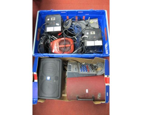 A Quantity of Audio and Lighting Equipment, to include JB Systems Light Smart Moon Slave Peavey PV6 Controller, DB Technologi