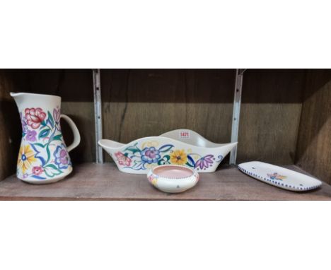 Four items of Poole Pottery,&nbsp;largest 35cm wide.