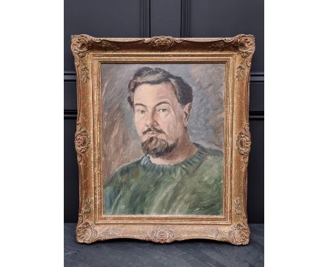 * Engert,&nbsp;head and shoulders portrait of a gentleman, signed, oil on canvas, 48.5 x 38.5cm.