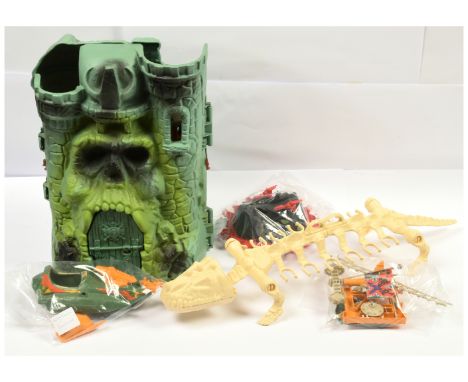Mattel Masters of the Universe Castle Grayskull playset, Good, unchecked for completeness. Mattel Masters of the Universe Bat