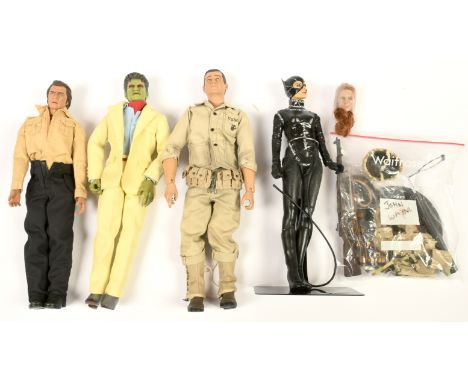 Quantity of TV and Film related loose 1:6 scale figures x 4 includes Sideshow Toys Angel Lorne: The Host, Sideshow Toys John 