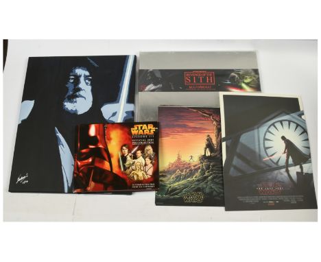 Star Wars Collectables includes Master Works Revenge of the Sith Lithographic Art Print Collection Limited Edition 1196/2000,