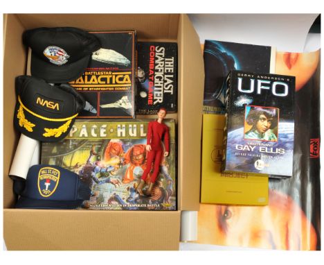 Quantity of TV and Film related collectables includes Product Enterprise Gerry Anderson's UFO Lieutenant Gay Ellis deluxe tal