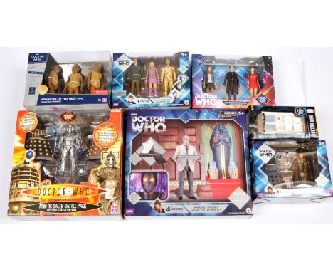 Quantity of Character Doctor Who Collector sets, action figures and other collectables including "Warriors of the Deep", The 