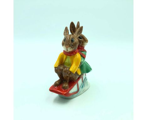 Second Variation of two bunnies on a sleigh. From Special Events Tour 1989. Based on a design by Walter Hayward. Hand painted