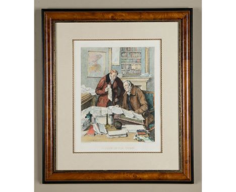 A large color engraving by R. Wallace Hester, produced by Reinthal &amp; Newmann from the original painting A FLAW IN THE TIT