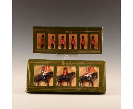 1:32 scale metal and plastic models produced by Britains Ltd. of London for Harrods Knightsbridge. Box 1. Coldstream Guards S
