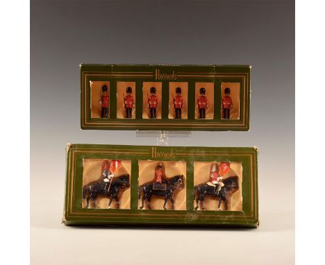 1:32 scale metal and plastic models produced by Britains Ltd. of London for Harrods Knightsbridge. Box 1. Coldstream Guards S