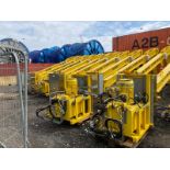 Davit crane assembly SWL 1.8T with hydraulic power pack and control panel