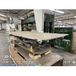 Pneumatic lift table 8' x 4'