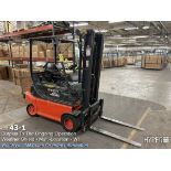 Linde 3750 lb. cap. electric fork lift