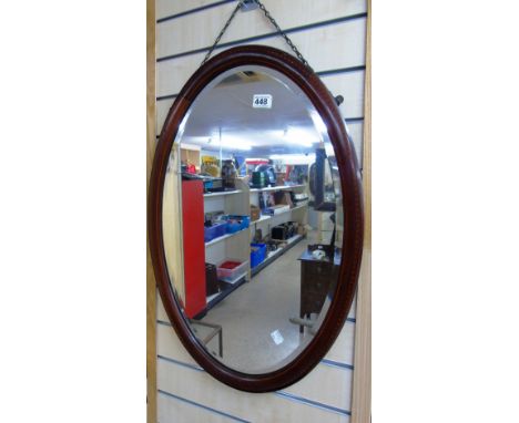 VINTAGE OVAL MIRROR