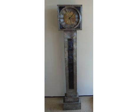 METAL CLOCK SCULPTURE BY KERRY