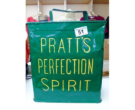 VINTAGE PRATTS PETROL CAN 