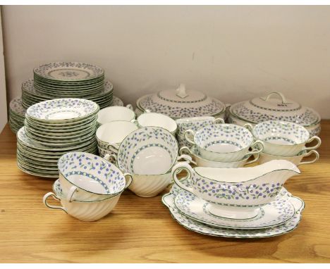 A very extensive Aynsley "Forget me not" dinner and tea service.