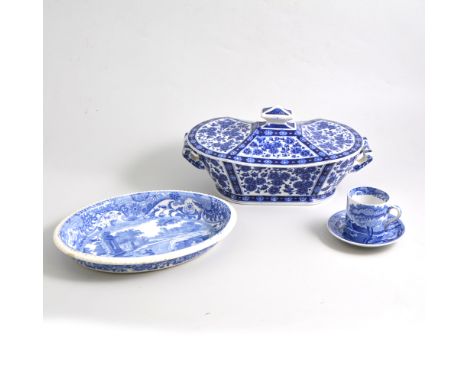 Collection of Copeland Spode, Italian pattern, blue and white ware