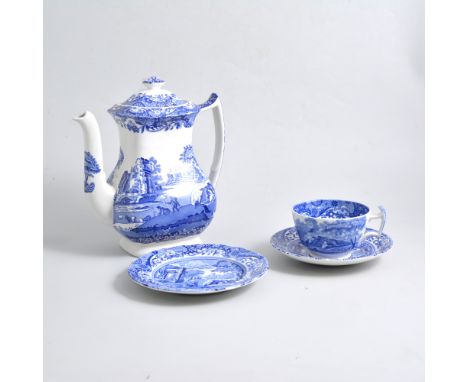 Collection of Copeland Spode, Italian pattern, blue and white ware