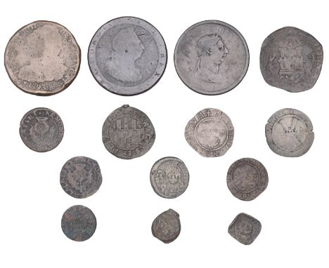 Mary (1542-1567), First Period, Bawbee, mm. cross on obv., lis on rev., double-arched crown, voided saltire, 1.97g/6h (S 5433