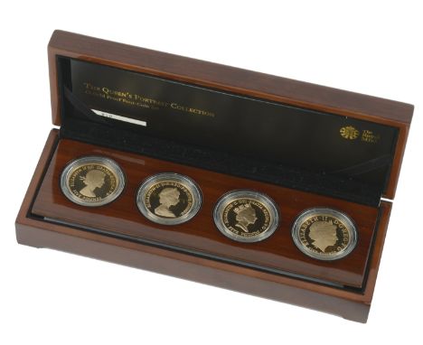 Elizabeth II (1952-2022), The Queen’s Portrait Collection, 2013, comprising Proof Five Pounds (4) (S PGCS15) [4]. Brilliant, 