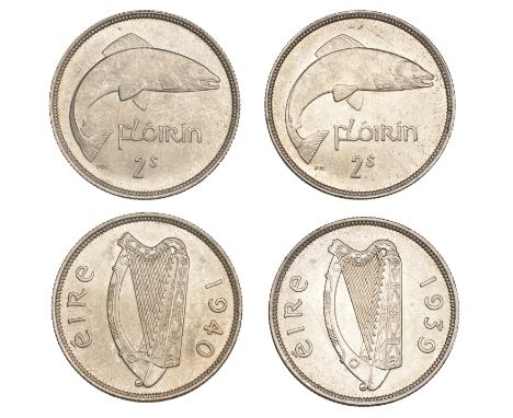 Eire (1937-    ), Florins (2), 1939, 1940 (S 6634) [2]. First extremely fine, second better £100-£120