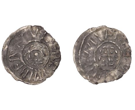 Kings of Mercia, Berhtwulf (840-52), Penny, an irregular issue struck from engraved dies, berhtvlf rc, small diademed head ri