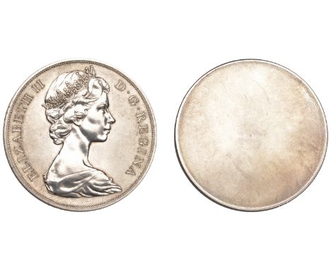 Elizabeth II (1952-2022), Sterling issues, Uniface Pattern Double-Florin or 20 Pence [1963], by A. Machin, in silver, legend 