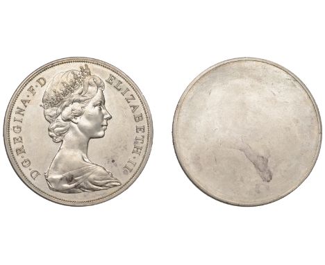 Elizabeth II (1952-2022), Sterling issues, Uniface Pattern Double-Florin or 20 Pence [1963], by A. Machin, in cupro-nickel, l