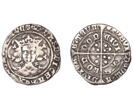 Edward IV (First reign, 1461-1470), Light coinage, Groat, London, class Vd, mm. rose, quatrefoils by neck, 2.95g/2h (N 1568; 