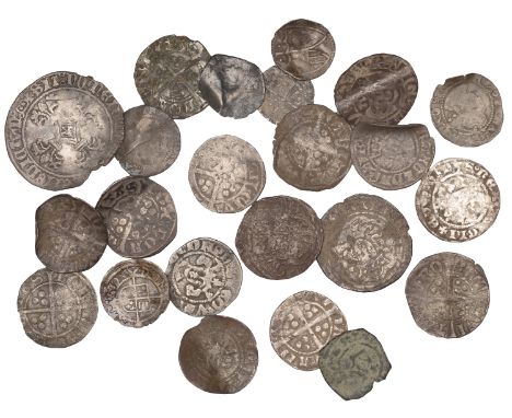 Edward II, Penny, class 15, Bury St Edmunds, 1.11g/9h (S 1461); together with other hammered coins (23), Edward I to Charles 