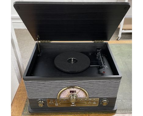 Vintage style Ion record player, CD &amp; radio