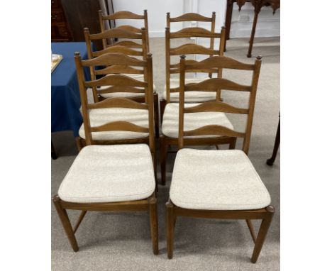 6 Ercol ladder back dining chairs