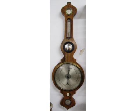 Onion top Victorian barometer in rosewood