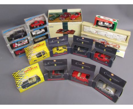 Die cast cars includes Corgi Classics 81889 Alpine Rally set 447/5000, The Jaguar collection also Maisto Supercar Collection 