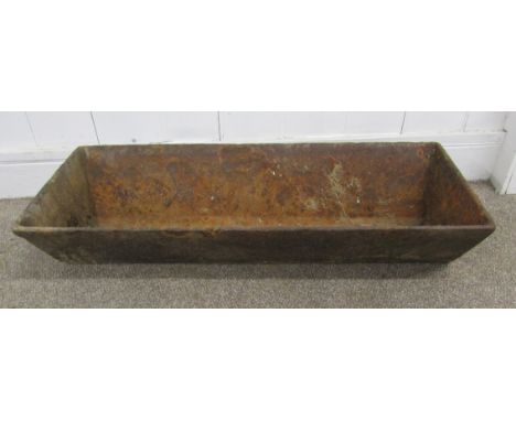 Cast iron feeding trough - approx. 89cm x 35.5cm