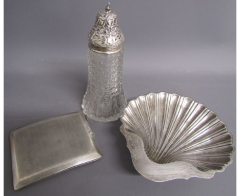 S Blanckensee &amp; Son Ltd Brimingham 1929 silver cigarette case monogrammed inside with GD 3.6ozt - Walter &amp; C Sissons 