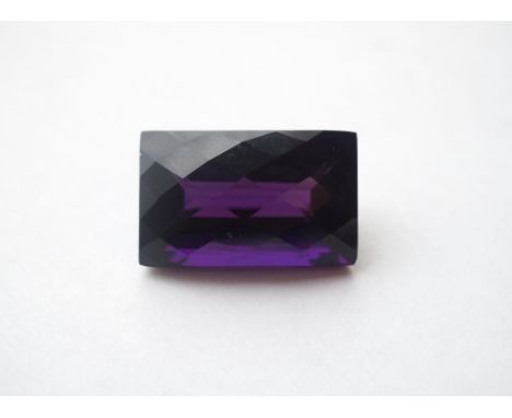LOOSE BRIOLETTE TOP OCTAGON CUT AMETHYST approximately 70cts