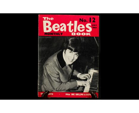 Beatles Interest The Beatles Book Monthly Issue No.12 July 1964 In good overall condition, all pages intact. Monochrome John 