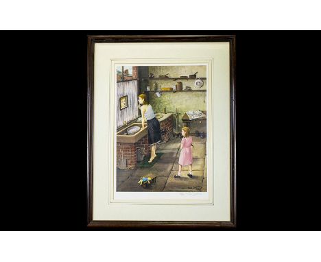 Tom Dodson 1910 - 1991 Ltd and Numbered Edition Colour Print / Lithograph. Titled ' The Spot ' Studio Arts, This Is No 566 of