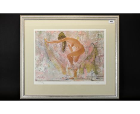 Signed Thornton Utz Limited Edition Print 'Morning Melody'.  Framed and behind glass. Full provenance on rear of frame.  Attr