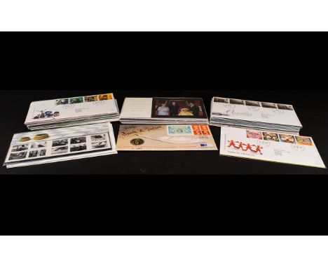 An Accumulation of Stamp First Day Covers From 1999 and 2000 Mostly With Presentation Packs. To include a Bank of England num