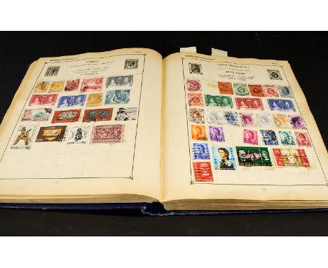 Stamp Interest: Very well filled blue Strand stamp album with strength in lots of countries. Lots of GB 1937 mint Commonwealt