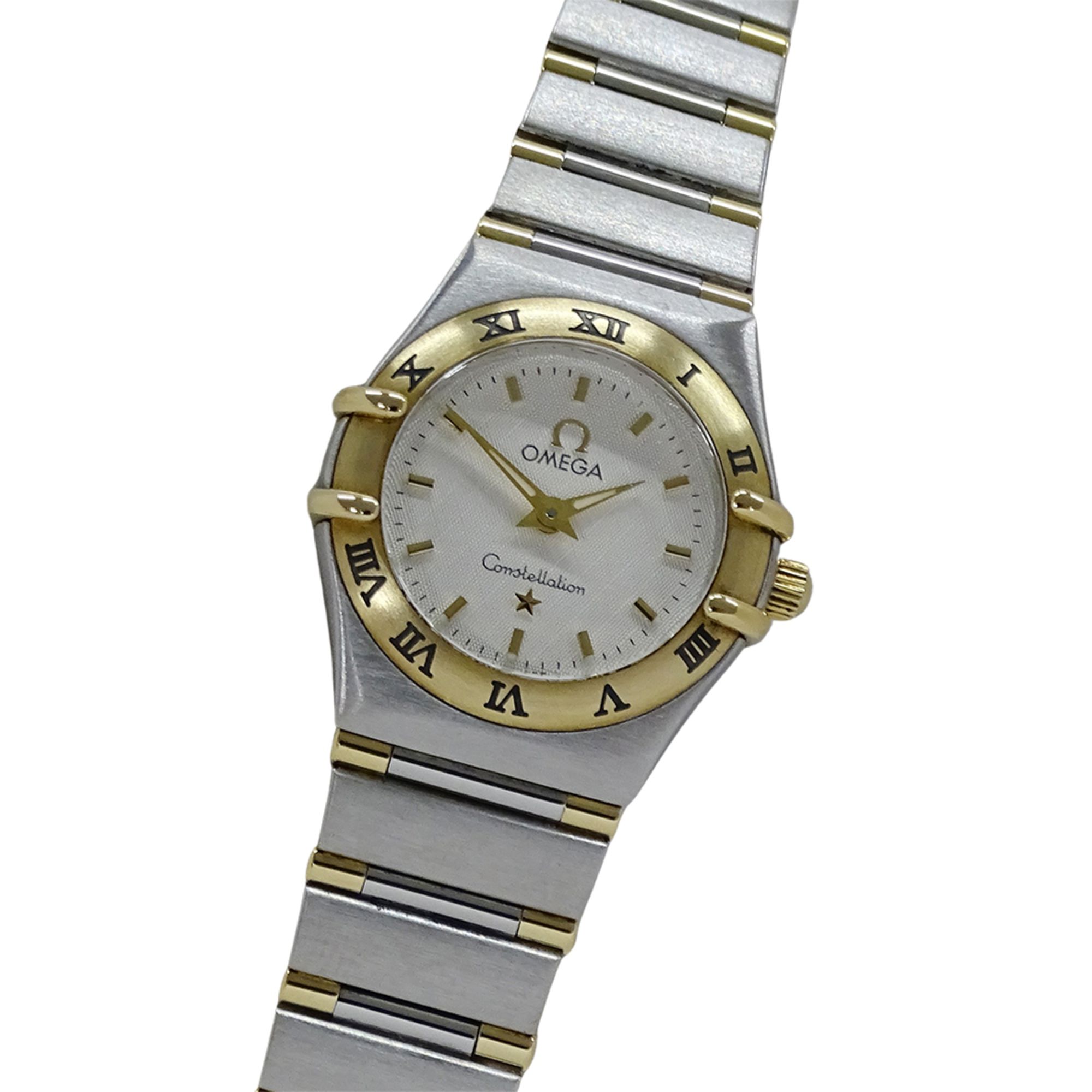 OMEGA Constellation Mini 1362.30 Women's Quartz Watch, Stainless Steel, Gold, and Yellow Polished