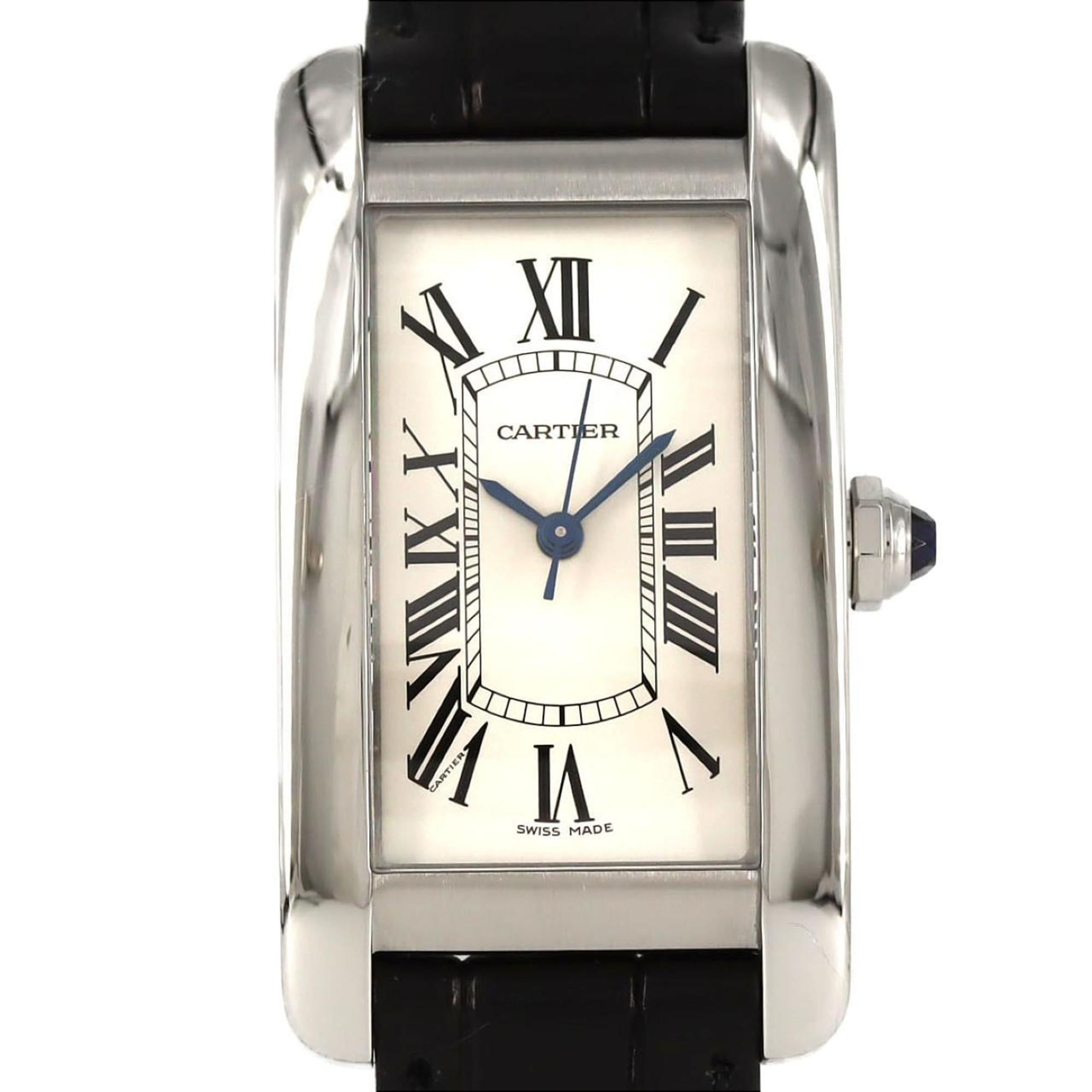 Cartier Tank Americaine MM WSTA0017 Stainless Steel Automatic Watch