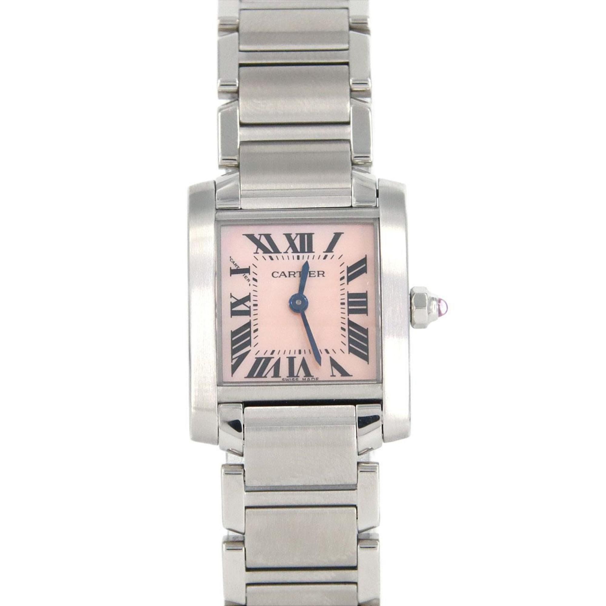 Cartier Tank Francaise SM W51028Q3 SS Wristwatch Quartz