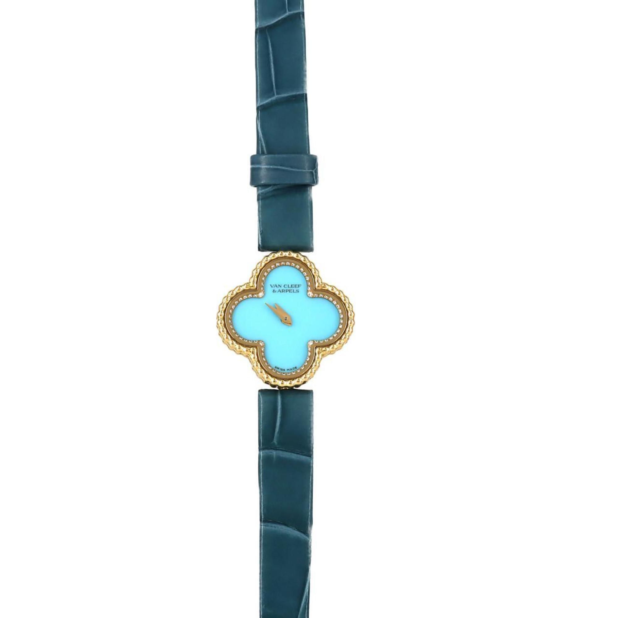 Van Cleef & Arpels Sweet Alhambra YG 1386240 VCARPBEH00 Quartz Watch