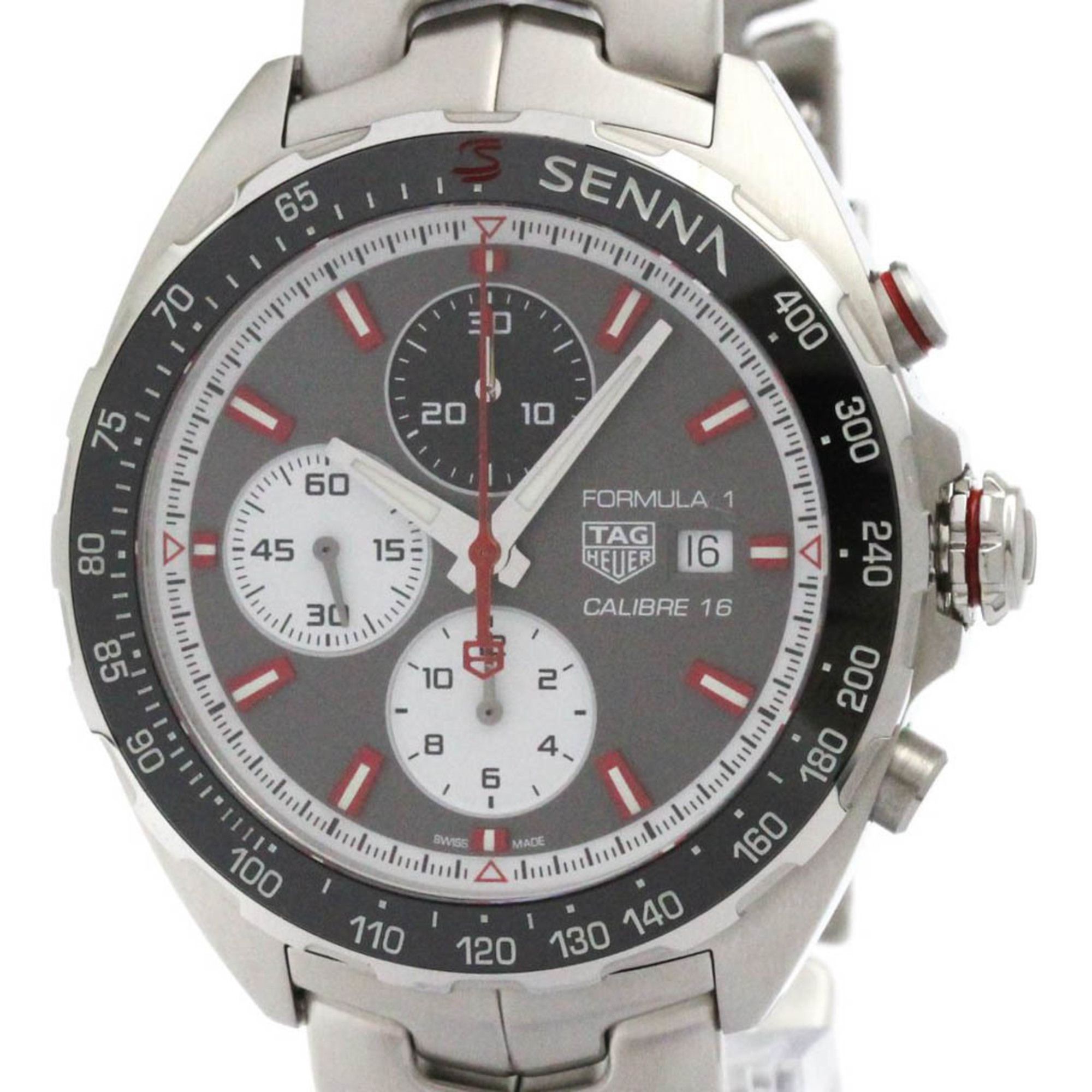 TAG HEUER Formula 1 Calibre 16 Chrono A Sena Ayrton Special Watch CAZ2017