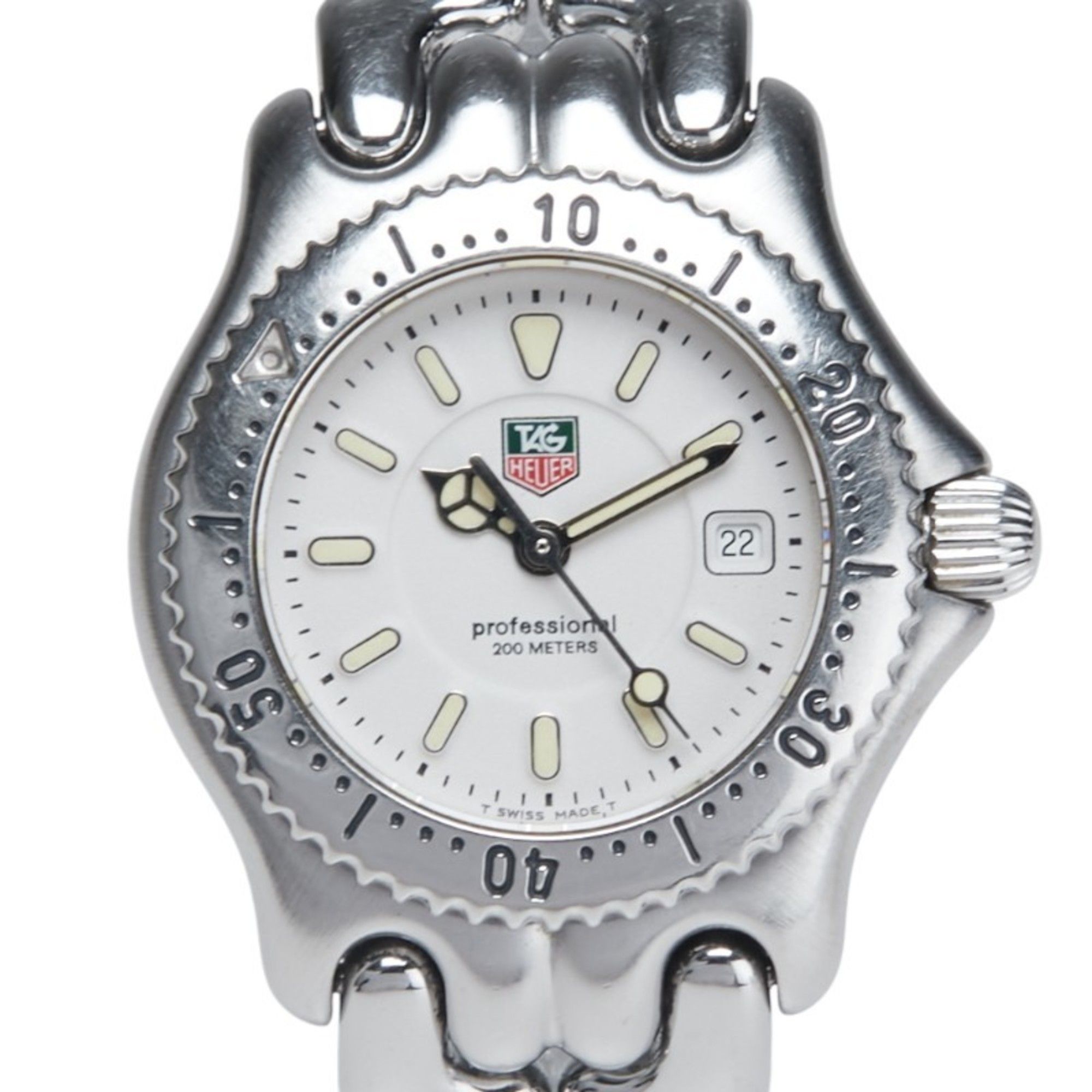TAG Heuer Cell Watch WG1312-0 Quartz White Dial Stainless Steel Women's HEUER