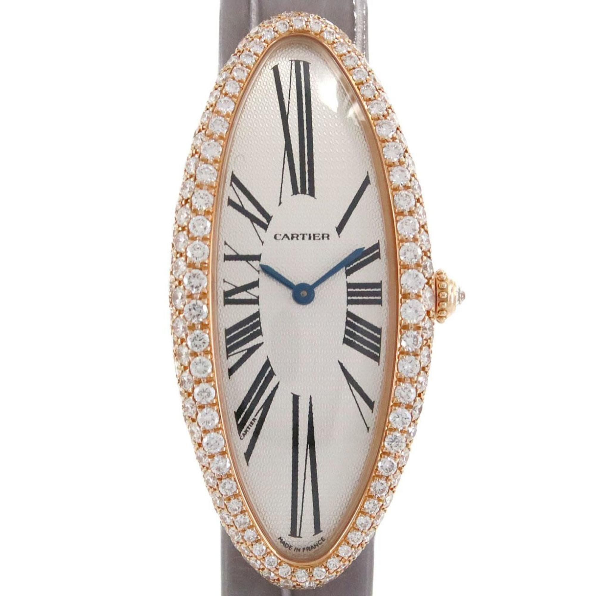Cartier Baignoire Allonge PG 4D WB510831 PG/RG Wristwatch, Manual Winding