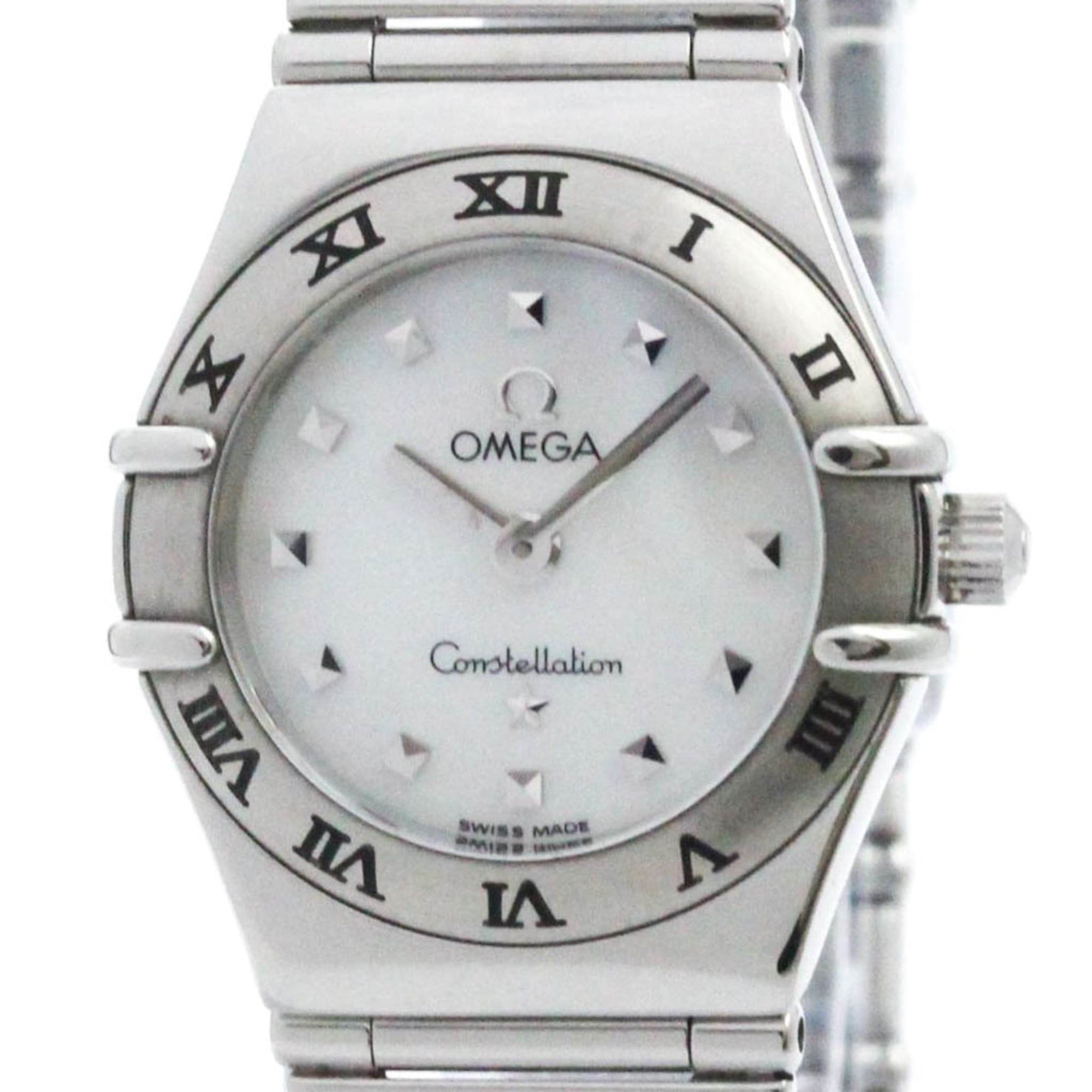 Polished OMEGA Constellation My Choice MOP Quartz Ladies Watch 1571.71