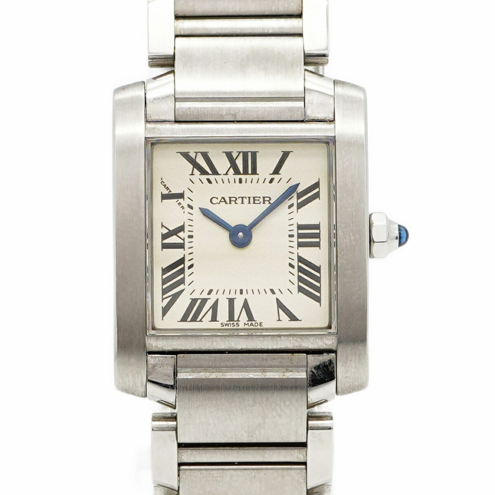 Cartier Tank Française SM W51008Q3 Ivory Dial Women's Watch